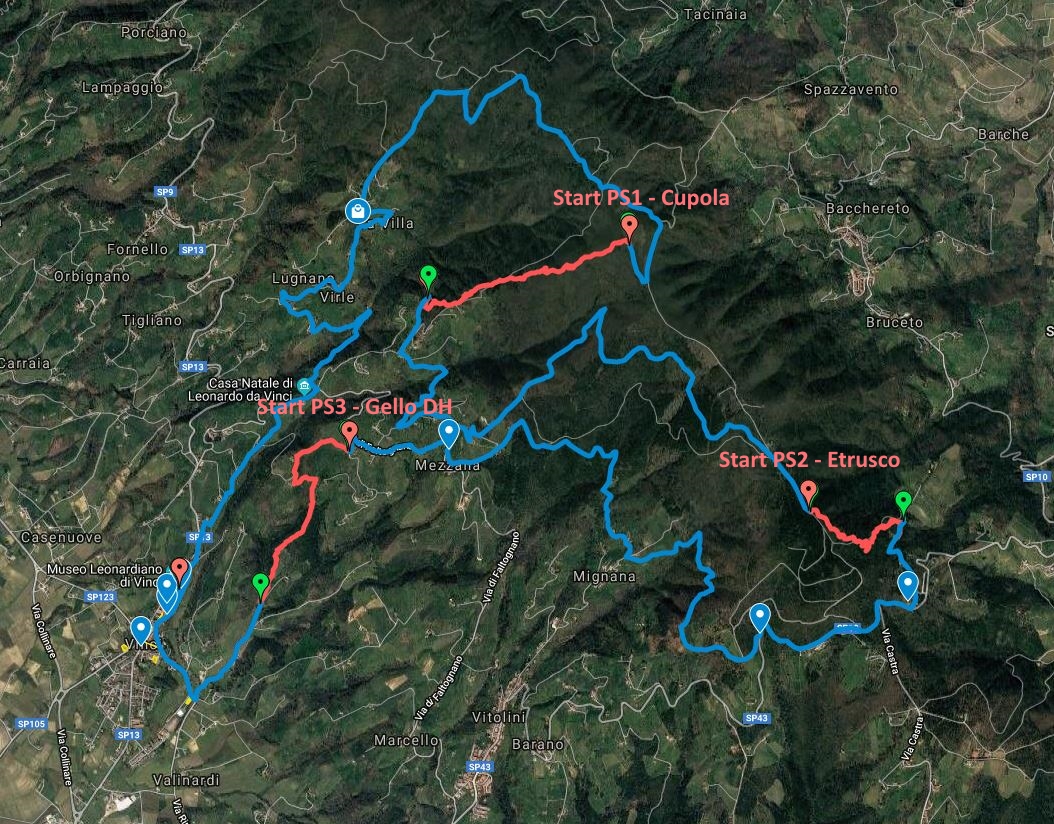 mappa tes5 vinci